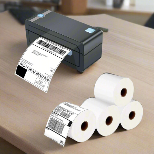 JADENS Bluetooth Thermal Shipping Label Printer 268BT Black