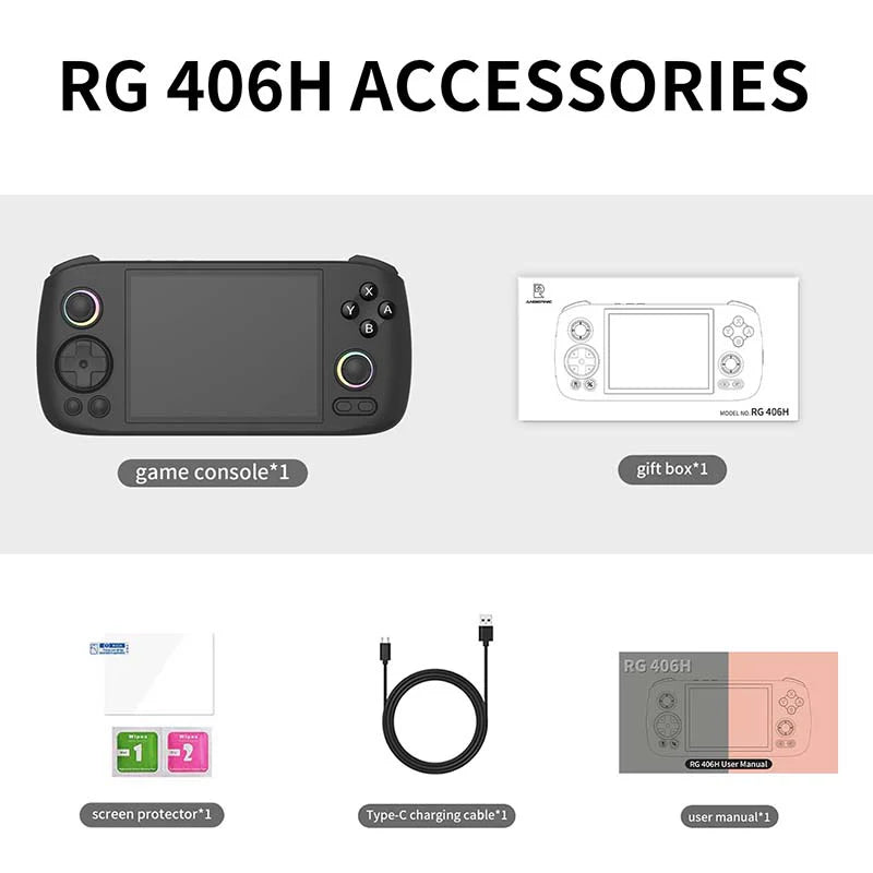 ANBERNIC RG 406H Black Standard Version