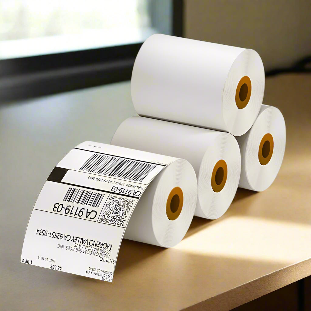 JADENS 4x6" Thermal Shipping Labels (4 Rolls, 350 Labels Per Roll)