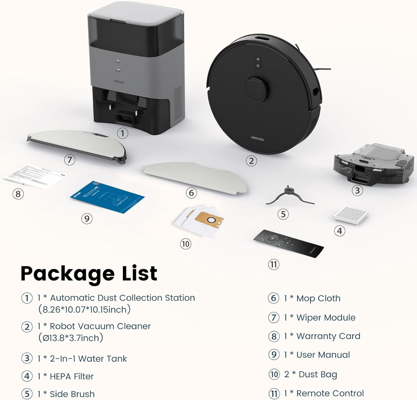 Advanced robot vacuum and mop combo designed for efficient pet hair cleaning and floor maintenance