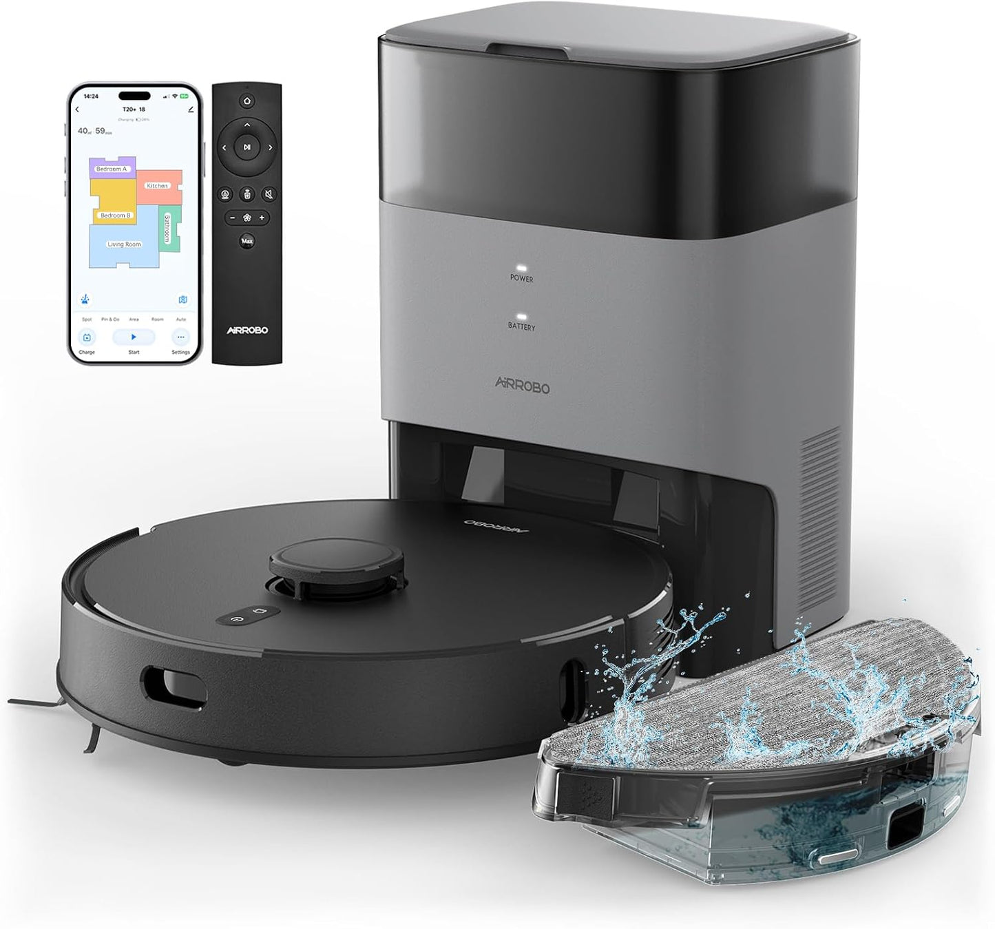 Advanced robot vacuum and mop combo designed for efficient pet hair cleaning and floor maintenance