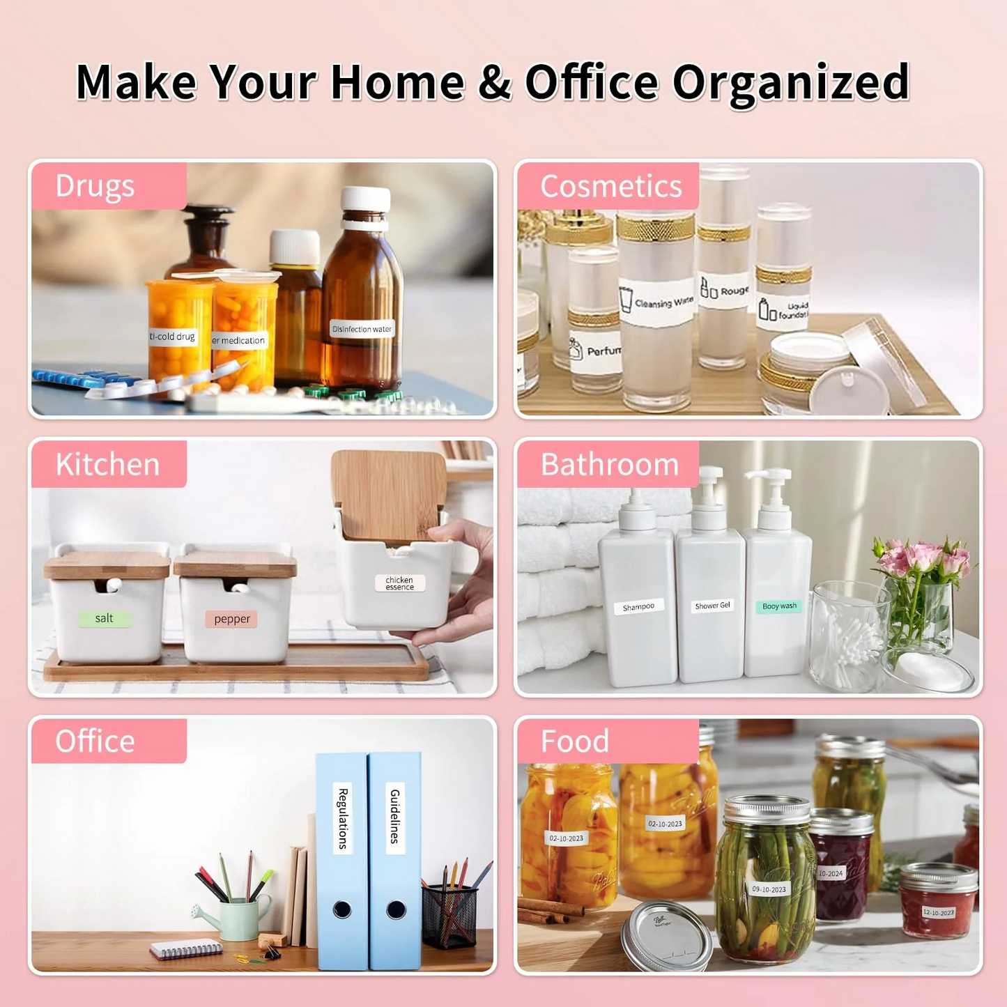 Stylish and convenient portable labeling device for creative professionals