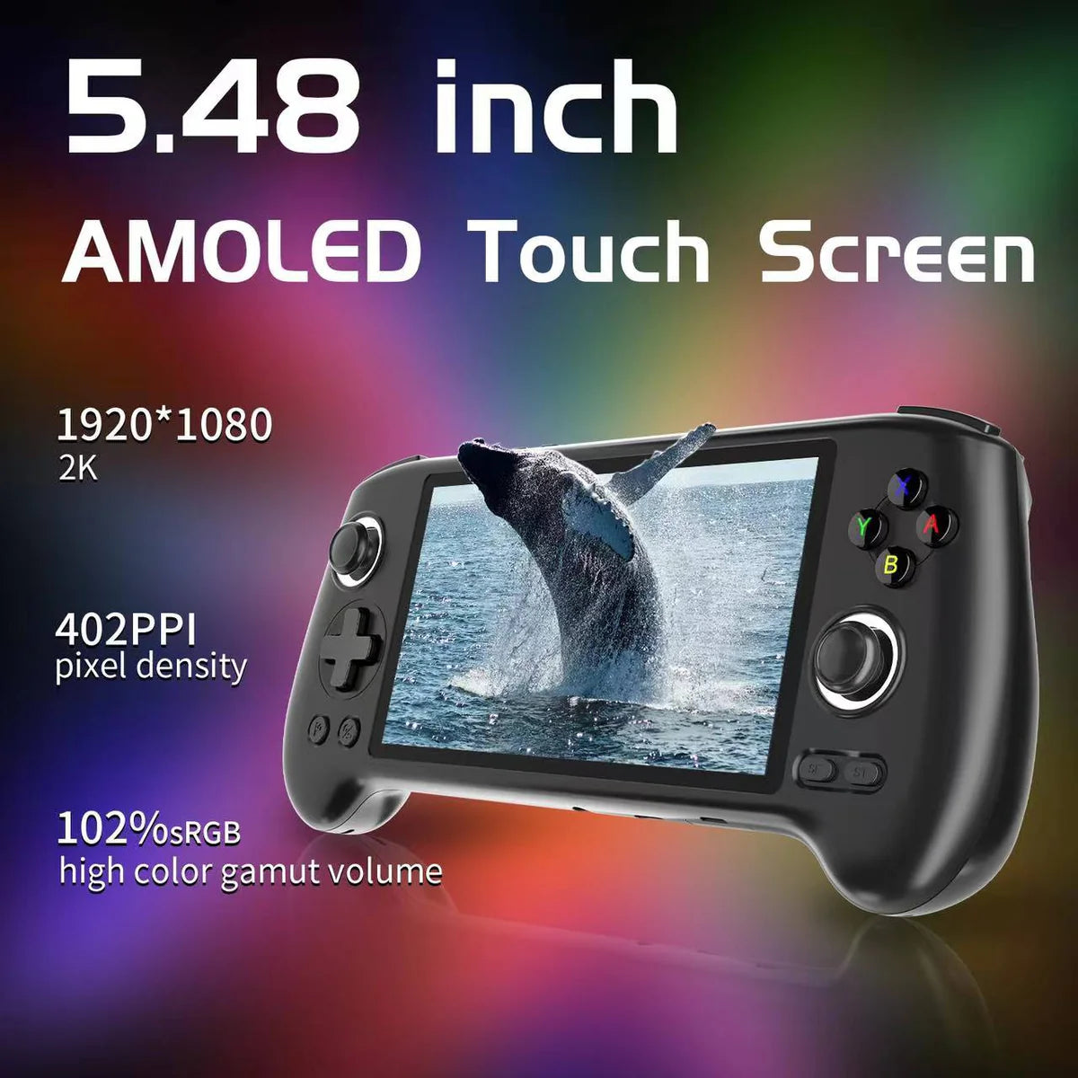 ANBERNIC RG556 Android Game Console Handheld Emulator Black