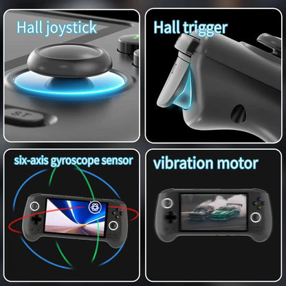 ANBERNIC RG556 Android Game Console Handheld Emulator Black Standard Version